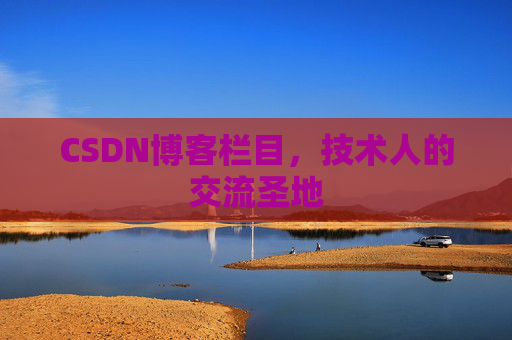 CSDN博客栏目，技术人的交流圣地